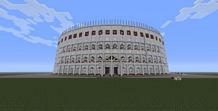Romecraft Colosseum - карта Колизея для майнкрафт