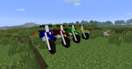 The Dirtbike Mod - мотоциклы для Minecraft 1.6