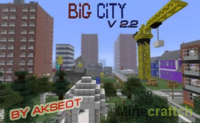 Карта города Big city для Minecraft 1.5.2