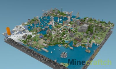 Карта города Big city для Minecraft 1.5.2 скриншот 2
