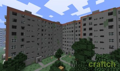 Припять - карта из Сталкера для Minecraft