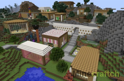 Lemonwood — карта с современной деревней для Minecraft 1.8-1.11