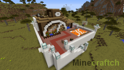 Redstone House — карта «Редстоун дом» в Minecraft