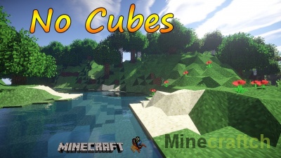 No Cubes — мод на мир без кубов в Minecraft 1.7.2/1.7.10