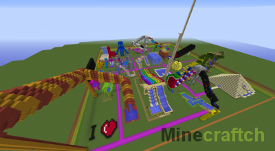 Карта AquaPark — аквапарк в Minecraft 1.7.10+