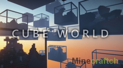 Cube World Mod — мир кубов в Minecraft
