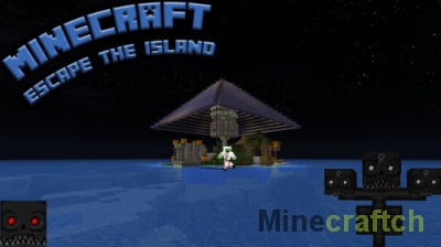 Карта Escape The Island — побег с острова в Minecraft 1.8.x/1.10.2/1.11.2/1.12.2