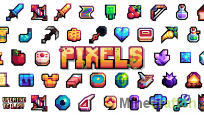 Pixels Resource Pack [1.20.1] [1.19.4]