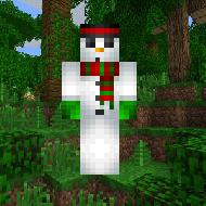 Скин снеговика для Minecraft
