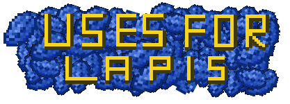 Minecraft 1.5.2 B0bGary&#39;s Uses For Lapis