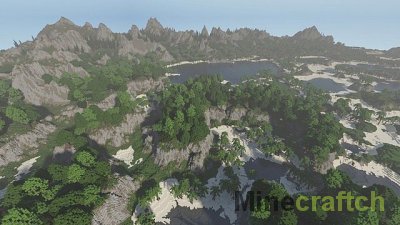 Serath Realism - карта с реалистичным пейзажем для Minecraft