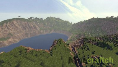 Serath Realism - карта с реалистичным пейзажем для Minecraft