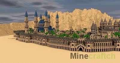 Карта для Minecraft - City of Troy