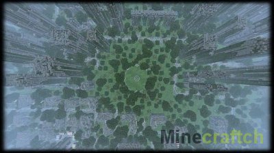 Карта Заброшенный город для Minecraft скриншот 2