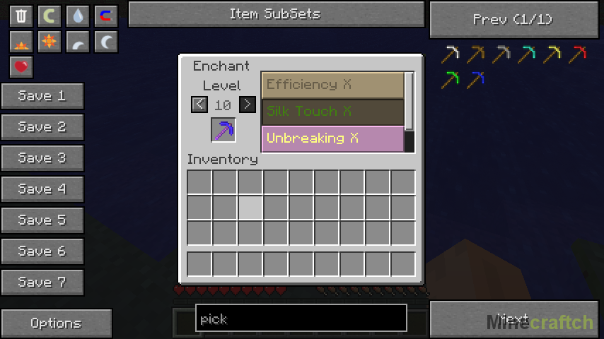 not enough item mod 1.7.10