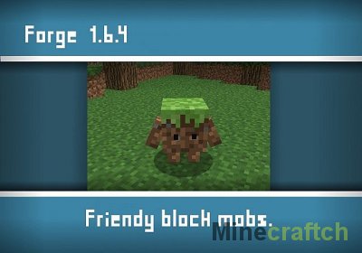 Blokkit - мод на живые блоки для Майнкрафт 1.6.4
