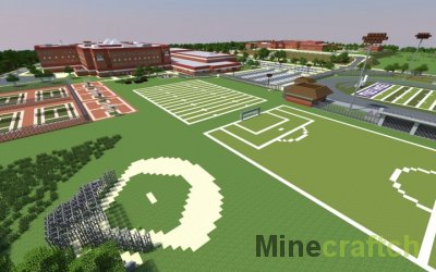 Карта Marriotts Ridge High School — школа в Minecraft