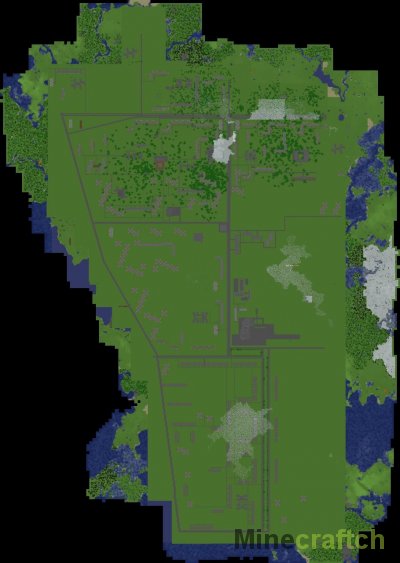 Припять - карта из Сталкера для Minecraft