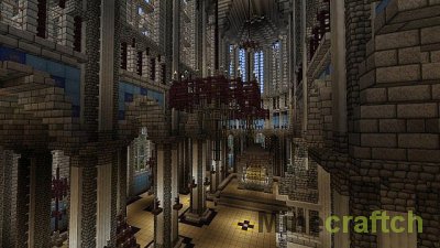 Cologne Cathedral - карта замок для Майнкрафт