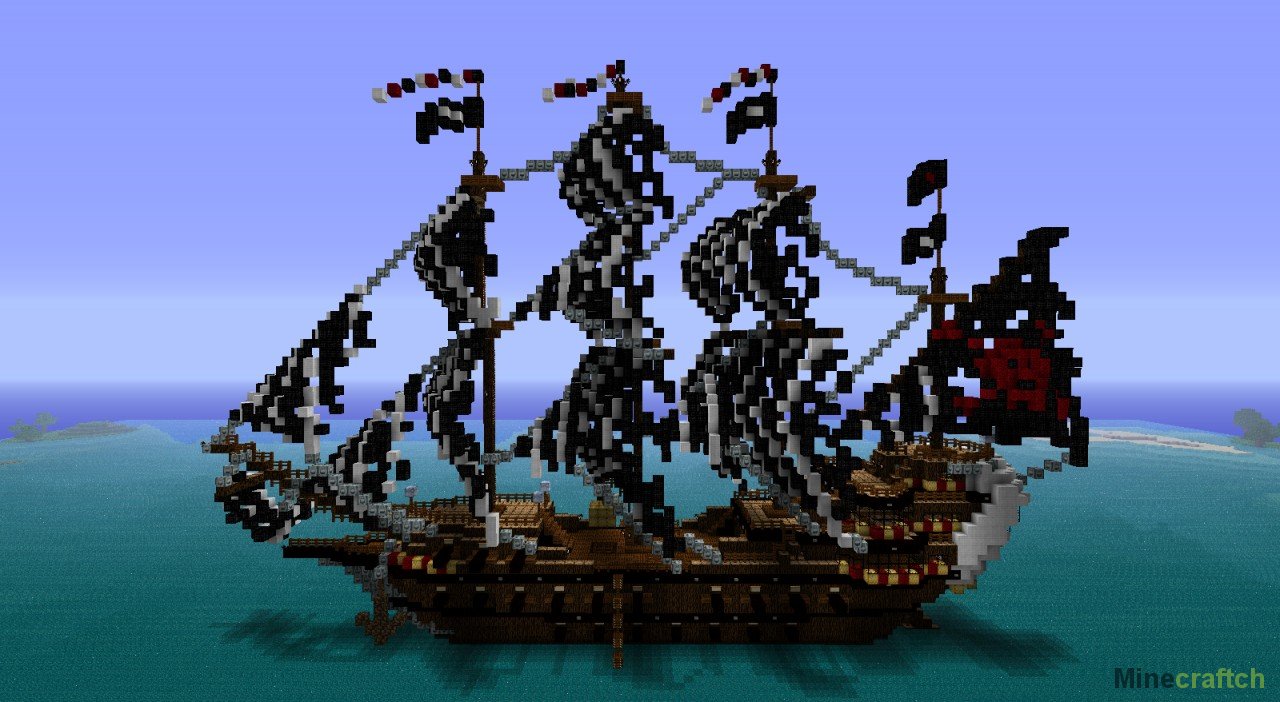 карта пиратського еорабля на майнкрафт pe 0.15.1 #6
