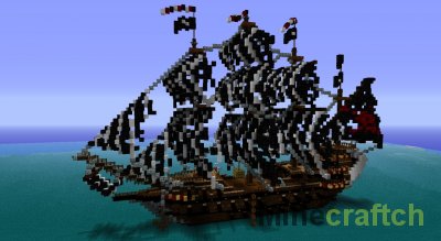 скачать мод на майнкрафт 1.7.10 на пиратов замки и на большие корабли #5