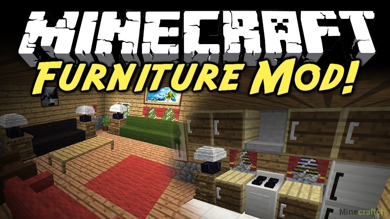 Мод На Мебель Furniture Для Minecraft 1.8/1.7.10/1.7.2/1.6.4