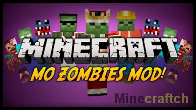 Mo'Zombies! - Мод на зомби для Майнкрафт 1.7.10/1.7.2