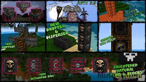 VonDoomCraft - Зомби текстуры для Майнкрафт