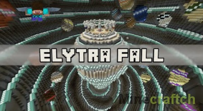 Elytra Fall — карта мини игра для Minecraft 1.9