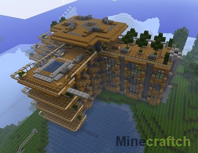 Hillside Manor World — карта Поместье Хиллсайд для Minecraft