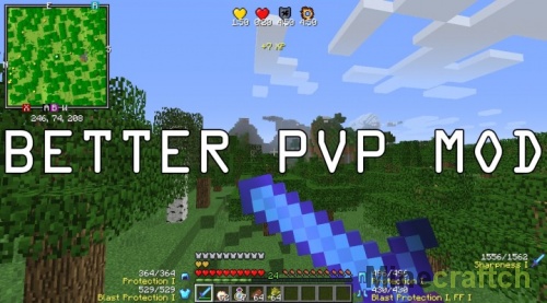 Мод Better PvP для Minecraft 1.9/1.9.4/1.10.2/1.11
