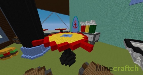 Карта для пряток Krusty Krab на Minecraft 1.8+