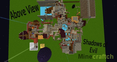 Скачать карту Зомби апокалипсис для Майнкрафт 1.7.10