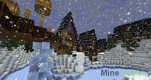 Santa Survival — новогодняя карта для Minecraft 1.8