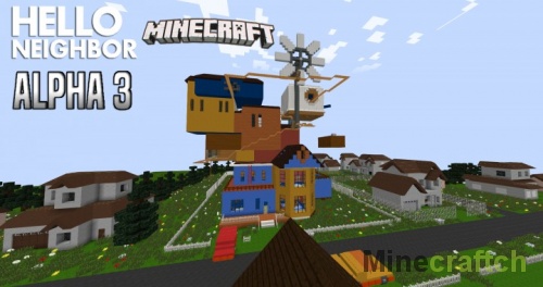 Карта Привет Сосед Альфа 3 для Minecraft 1.7.10