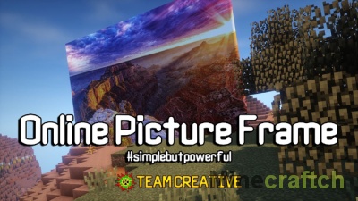 OnlinePictureFrame — мод на картины в Minecraft 1.7.10/1.12.*/1.11.2