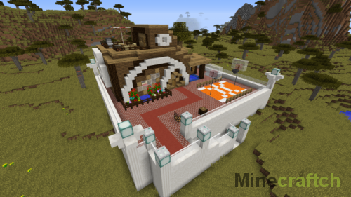 Redstone House — карта «Редстоун дом» в Minecraft