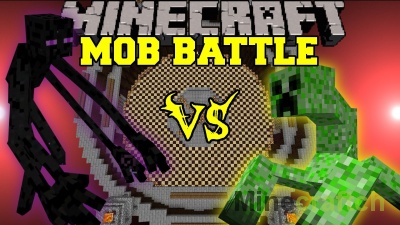Mob Battle Mod — битва мобов в Minecraft