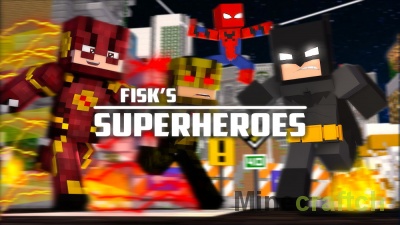 Fisk's Superheroes — мод на костюмы супергероев в Minecraft 1.7.10