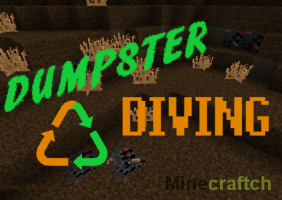 Мод Dumpster Diving для Minecraft 1.12.2
