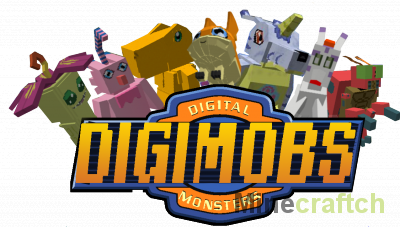 Digimobs — мод на Дигимонов в Minecraft 1.11.2/1.10.2/1.8.9/1.7.10