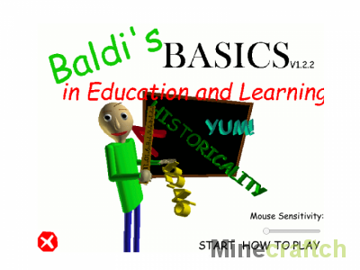 Карта Baldis Basics in Education and learning для Minecraft 1.12.2