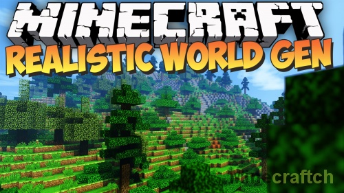 Realistic World Generation — реалистичный мир в Minecraft 1.12.2