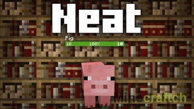 Neat — мод на индикатор жизней в Minecraft