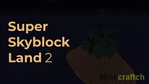 Карта Super Skyblock Land 2 для Minecraft 1.13