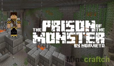 Prison of the Monster – приключенческая карта «Тюрьма монстра» для Minecraft 1.12.2