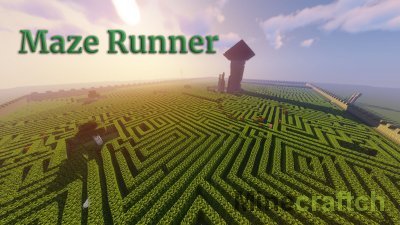Maze Runner – карта «Бегущий в лабиринте» для Minecraft [1.14.x]