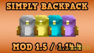 Simply Backpacks Mod [1.15.2] [1.14.4] [1.12.2]