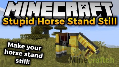 Stupid Horse Stand Still Mod [1.16.5] [1.15.2] [1.14.4] [1.12.2]