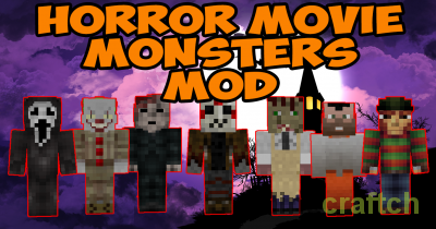 Horror Movie Monsters Mod [1.16.5] [1.15.2] [1.14.4] [1.12.2]